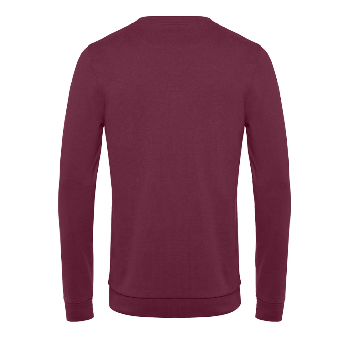 Trasera sudadera granate