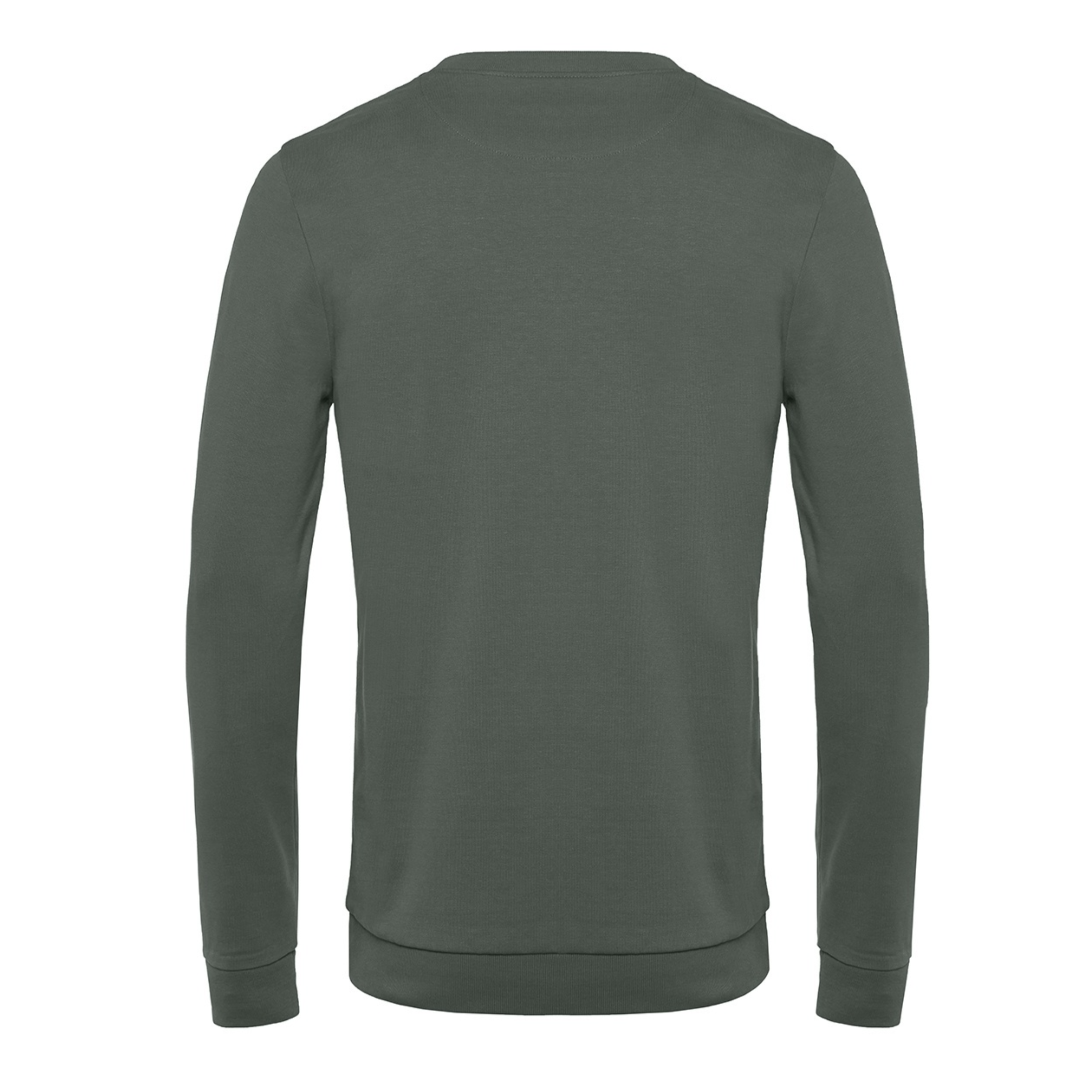 Trasera sudadera verde