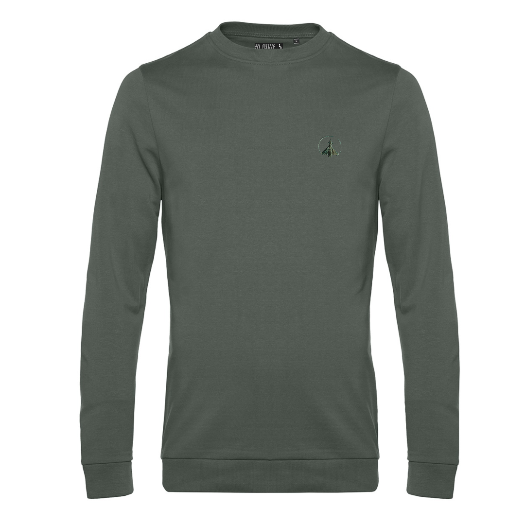 Frontal sudadera verde